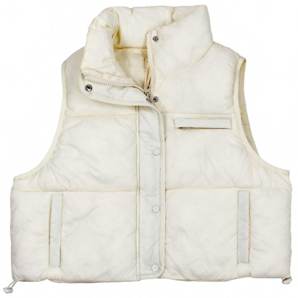 NEW SIMPLY SOUTHERN women's cropped vest in ivory
